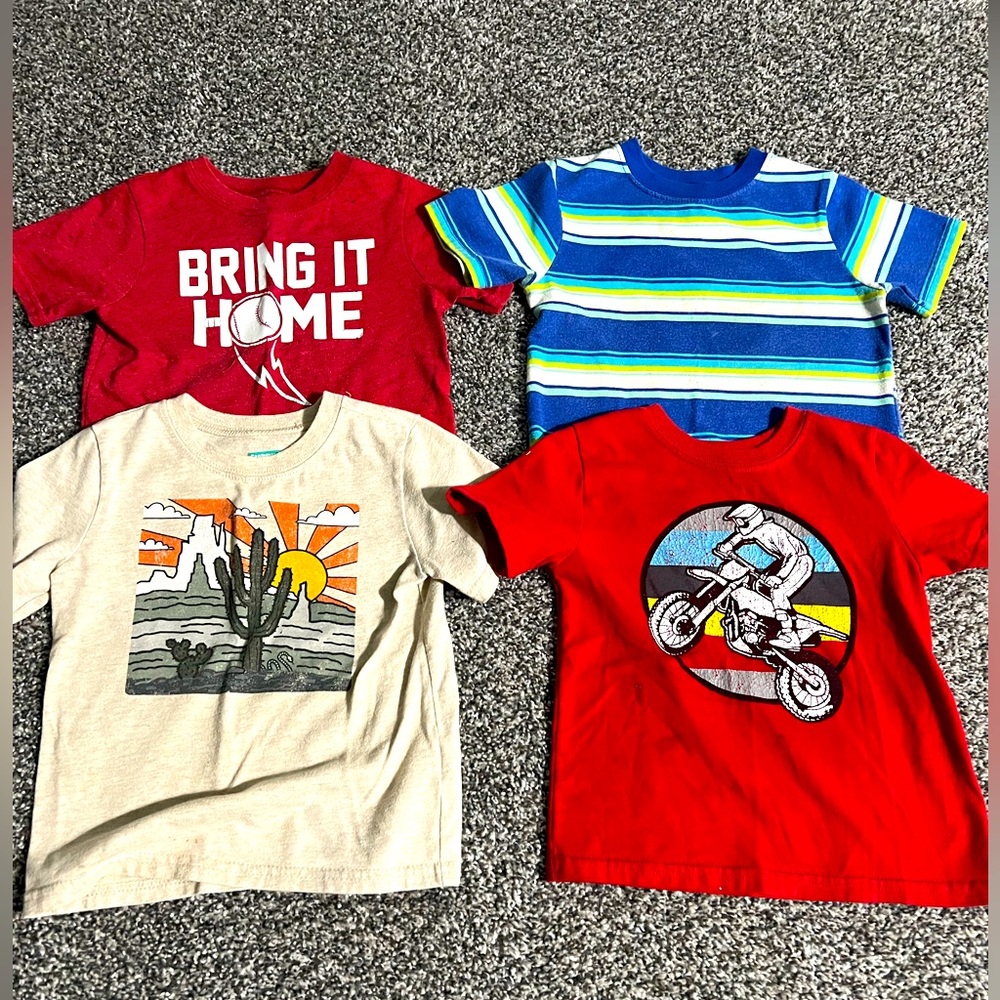 Bundle of 2T boys shirts